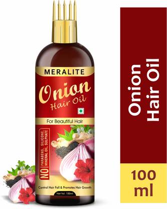 Meralite Advanced Onion Hair Oil - Hair Growth Oil - Reduces Hair Fall Hair Oil