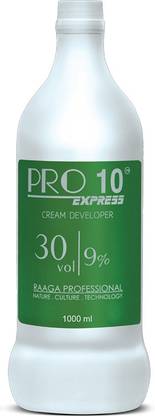 RAAGA PROFESSIONAL Pro 10 Express 9% Cream Developer, 30 Vol, 1000 ml