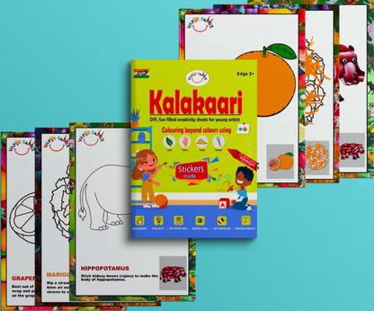 Varoh Games Kalakaari creativity sheets (Set of any 3)