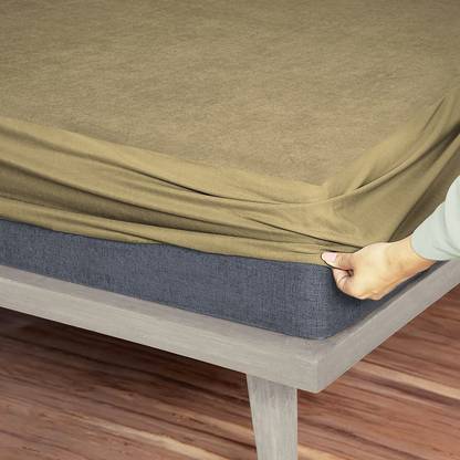 MHCDECOR Elastic Strap King Size Breathable, Stretchable, Waterproof Mattress Cover