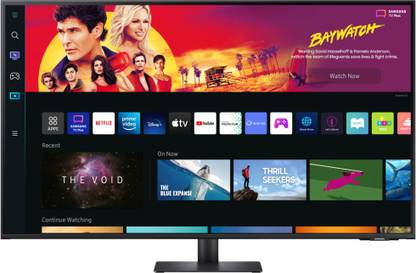 Samsung M7 109.22 cm (43 inch) 4K Ultra HD VA Panel with USB Type-C, Smart TV Apps, Apple Airplay, Samsung Dex, Office 365, IOT Hub, Including Remote, Inbuilt Speakers Smart Monitor (LS43BM700UWXXL)
