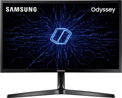 Samsung 60.96 cm (24 inch) Curved Full HD VA Panel with Game Mode, Low Input Lag, Eye Saver Mode & Flicker Free Full Immersion Gaming Monitor (LC24RG50FZWXXL)