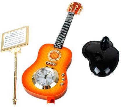 PUG Guitar Shaped Table Clock