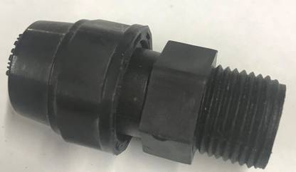 V2A Composite Male Union Plastic Thread 1216 x 1/2 2-Way Union Pipe Joint