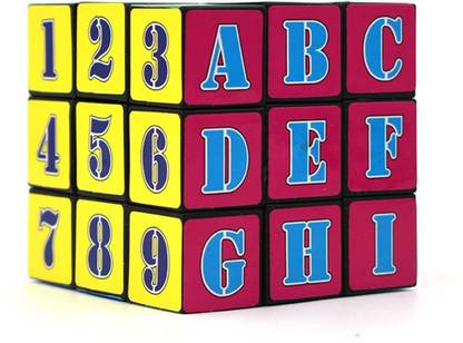 Gadget Zone Alpha Numeric Cube Used For Entertaining And Playing 01