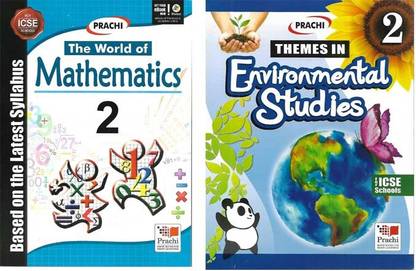 Themes In Environmental Studies + The World Of Mathematics For ICSE (Pack Of 2 Book) (Class -2)
