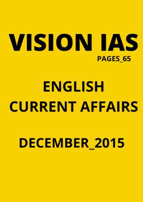 Vision Ias Current Affairs December 2015 Eng