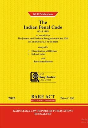 Indian Penal Code (Bare Act With Notes)