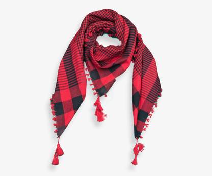 Dulhan Enterprises Checkered Cotton Blend Men Scarf