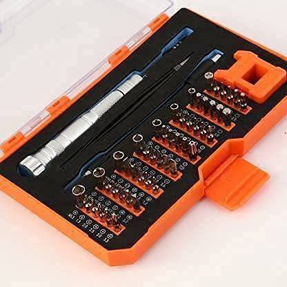 Wishbone 52 in 1 Screwdriver with 42 Bits, Multi-function Magnetic Repair Tool Set Folding Allen Key Set