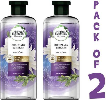 Herbal Essences Moisture Rosemary and Herbs Shampoo (NEW) Pack Of 2