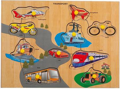 Transport and Vehicle Learning Board Game with Pictures for kids Educational Board Games Board Game
