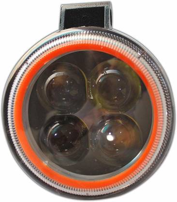 ALLEXTREME LED Fog Light Spot Beam Waterproof with for Motorcycle and Cars ( Orange 1PC) Interior Light Car, Motorbike LED (12 V, 5 W)
