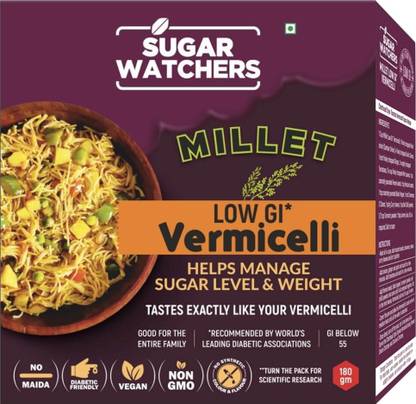 SUGAR WATCHERS Low GI , Sevai, No Maida, Diabetic Friendly Vermicelli 180 g