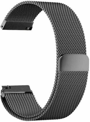 Equipagecart 22mm Stainless Steel Milanese Magnetic Strap Band Smart Watch Strap