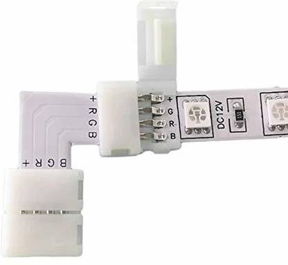 sale sls SLS BGR+4pin-10mm LED Strip Connector Right Angle L Shape (Pack Of 2) LED Connector Wire Connector