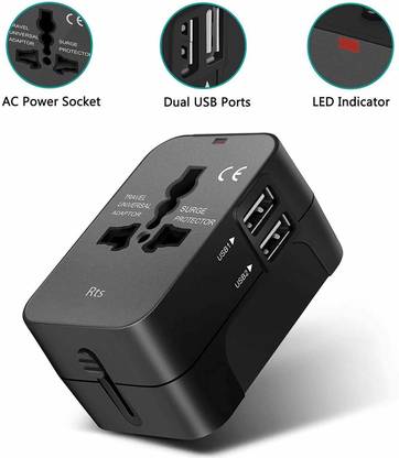 Jihaan universal travel adapter Worldwide Adaptor