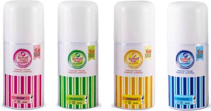 Cotton Mist Rose, Sunrise, Tropical, Vibrant Refill Air Freshner Refills for