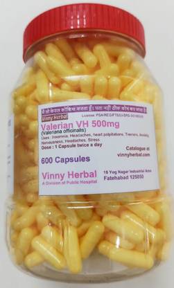 Vinny Herbal Valerian VH 500mg Capsules