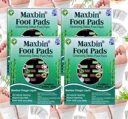MAXBIN Detox Foot Patches| good detoxifier it removes unwanted toxins from your body Plaster & Patch
