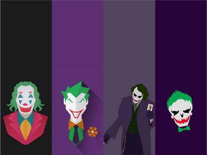 ADI GRAFIX Minimalist Aesthetic Joker Bookmarks (Laminated, Set Of 4) Laminated Paperback Bookmark