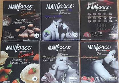 MANKIND MIX FLAVOR MINI CONDOM BOX ( 6 BOX IN 18 SHEET) Condom