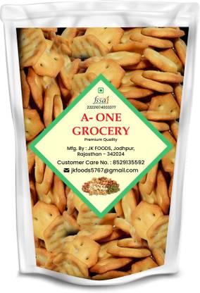 A-ONE GROCERY Salted Crackers |Salted Mini Biscuits| Salted Biscuit Salted Biscuit
