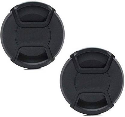 Airtick Pack Of 2 Pcs Replacement Center Pinch Front Lens 49mm Cap Cover for Canon  Lens Cap