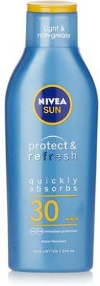 NIVEA SUN PROTECT & REFRESH SPF 30 HIGH WATER RESISTANT SUN LOTION