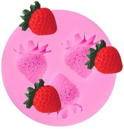 Bake N Crush Strawberry Silicone Fondant & Gum paste Mould 3
