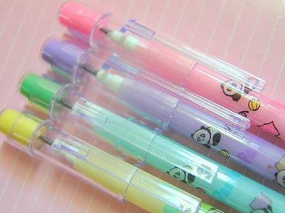 Aaradhya collections Fancy Pencils Multipoint Non-Sharpening Pencil with Matching Eraser SET OF 4 Pencil