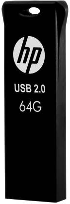 HP v207w 64GB USB 2.0 Pen Drive 64 GB Pen Drive Compatible with Desktop Computer, Laptop, Mobile, Tablet USB 2.0 Metal Case