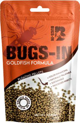 BUGS-IN Goldfish Formula Floating Pellets 100G 0.1 kg Dry Young Fish Food