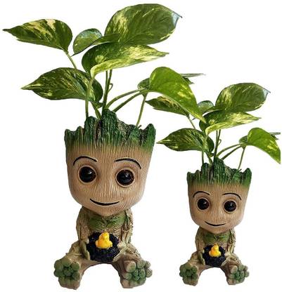 Mega Bull Cute Groot Big & Baby Plant Container Set
