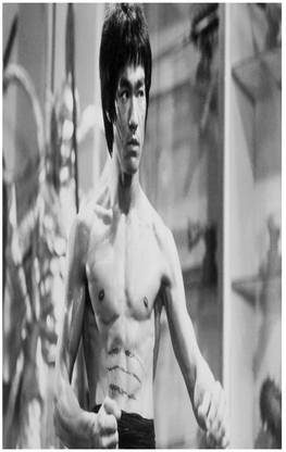 Bruce Lee Poster For Room Paper Print