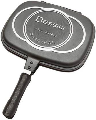 Dessini 32 CM Grill Magic Pan Grill Pan 32 cm diameter with Lid 2 L capacity