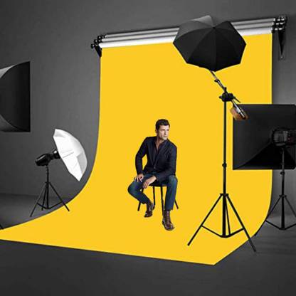 NEELITE 10*12ft. Yellow Screen Background Backdrop for Photo Videos YouTube Reflector