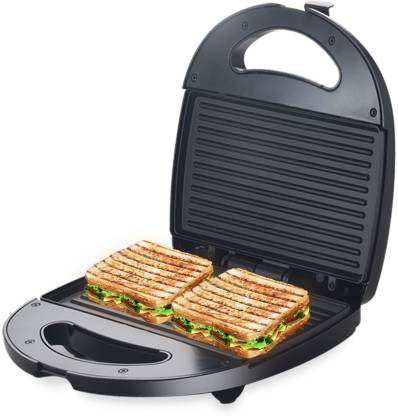 Candes Crisp Sandwich Griller, 750 W with 4 Slice Non-Stick Grill