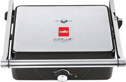 cello Super Club 1000 Jumbo Sandwich Maker, Silver Grill