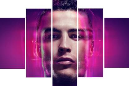 Jyotiwallsticker 60 cm HD cristiano ronaldo cutout Self Adhesive Sticker
