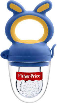FISHER-PRICE Baby Rabbit Shaped Fresh Fruit Feeder Nibbler with Extra Mesh Soother