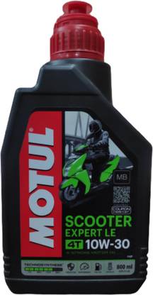 MOTUL SCOOTER EXPERT LE 4T 10W-30 4-STROKE MOTOR OIL TECHNOSYTHESE 800ML Synthetic Blend Engine Oil