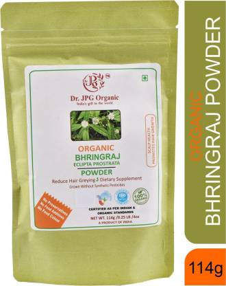 Dr. JPG Organic Bhringraj Powder 100% Organic | USDA Certified