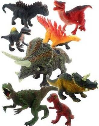 MPH ENTERPRISE Dinosaur Toy Set of 8 Pcs - Dinosaurs Animals Figures Toys for Kids,Boys `
