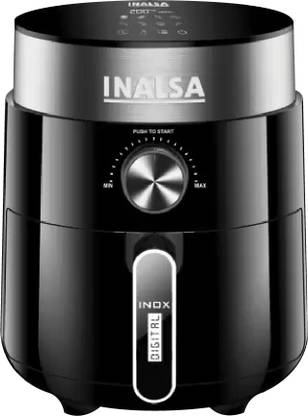 Inalsa 1200 Watt Digital Inox Air Fryer Inalsa 1200 Watt Digital Inox Air Fryer