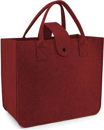 Advance Geotextile Reusable Shopping Bag with Handle and Button for Grocery,Travel, Study, Gym, Grocery Bag