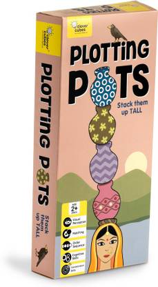 Clever Cubes Plotting Pots Educational Board Games