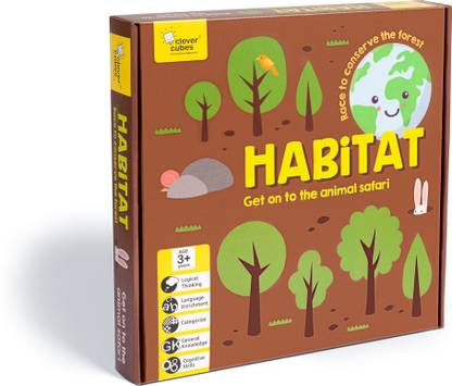 Clever Cubes Habitat Educational Board Games