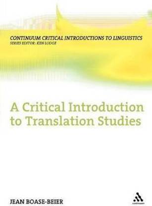 A Critical Introduction to Translation Studies