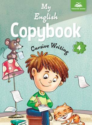 My English Copybook Cursive Writing 4 | Class 4 English Handwriting Practice Book Ratna Sagar